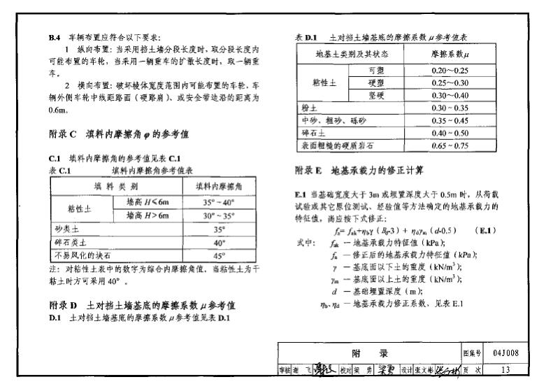 04j008图集免费下载-04J008挡土墙标准图集下载pdf高清版