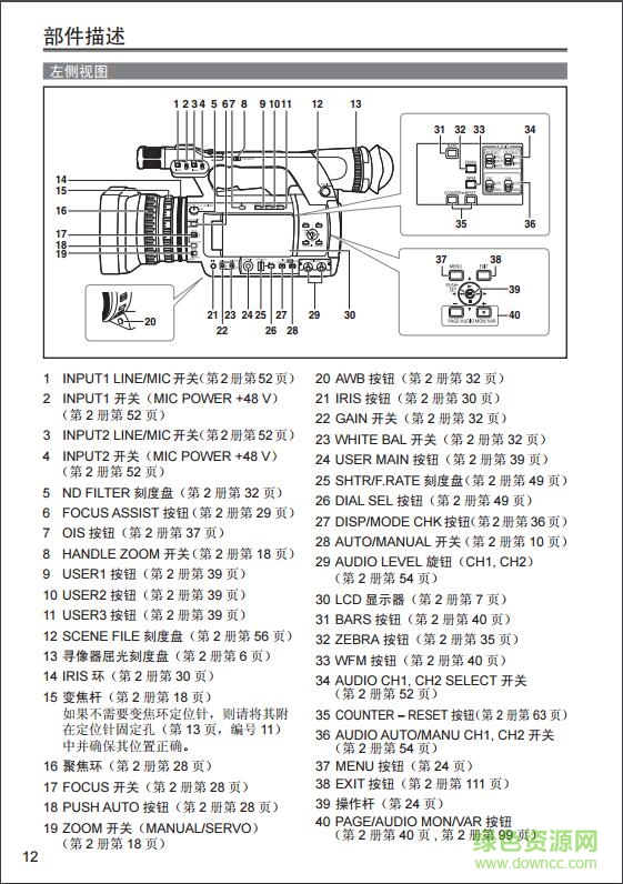 松下aghpx265mc说明书