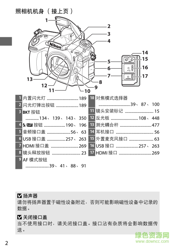 尼康d810说明书