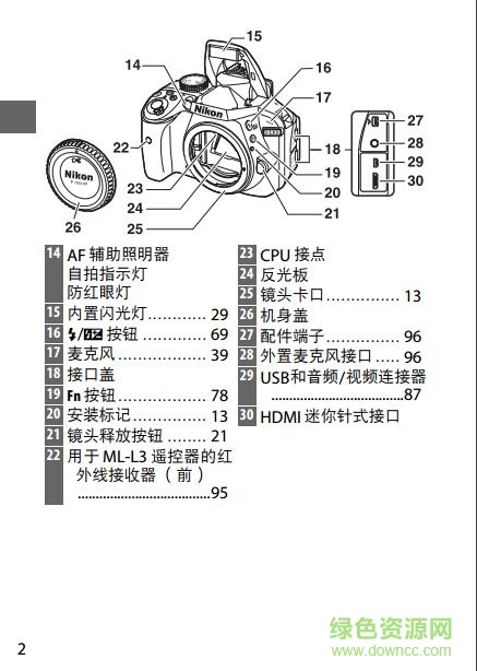 尼康d3300说明书