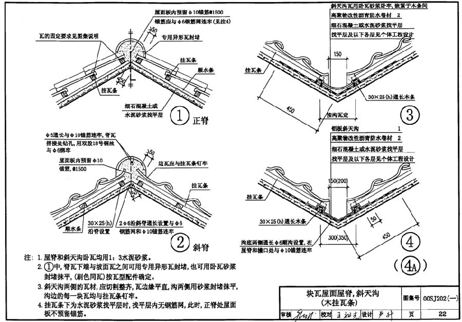 00sj202图集下载-00SJ202建筑坡屋面构造图集下载pdf高清电子版