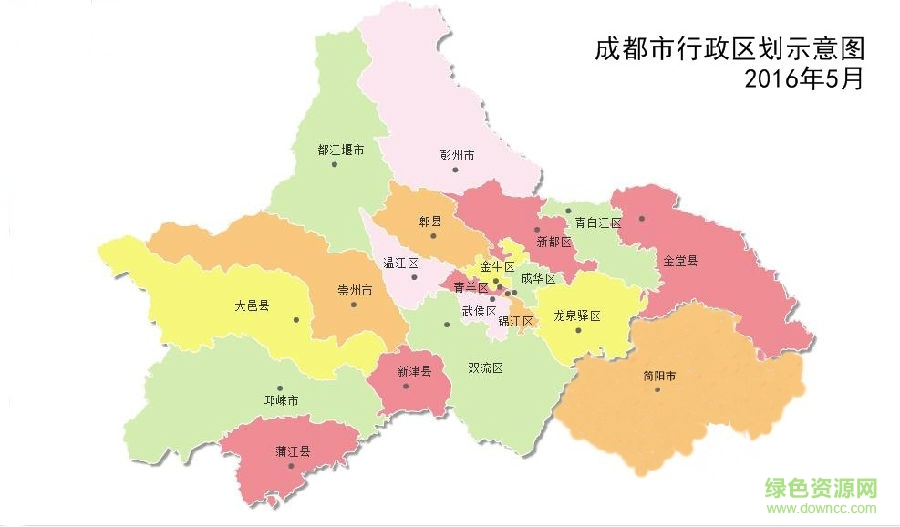 成都市地图全图高清版