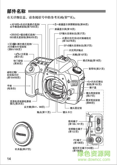 佳能eos30d说明书