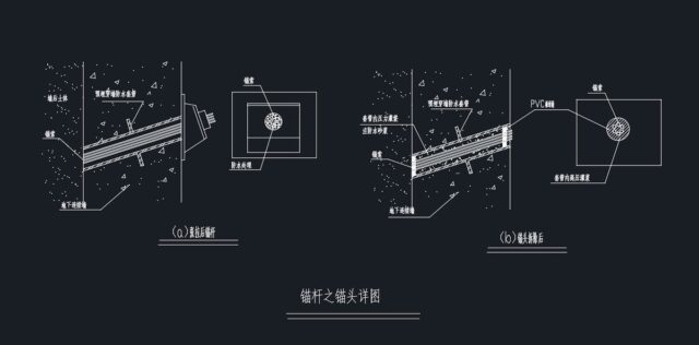 多种不同形式的基坑支护设计CAD图纸