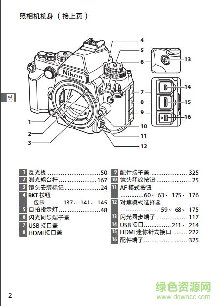 尼康df中文说明书