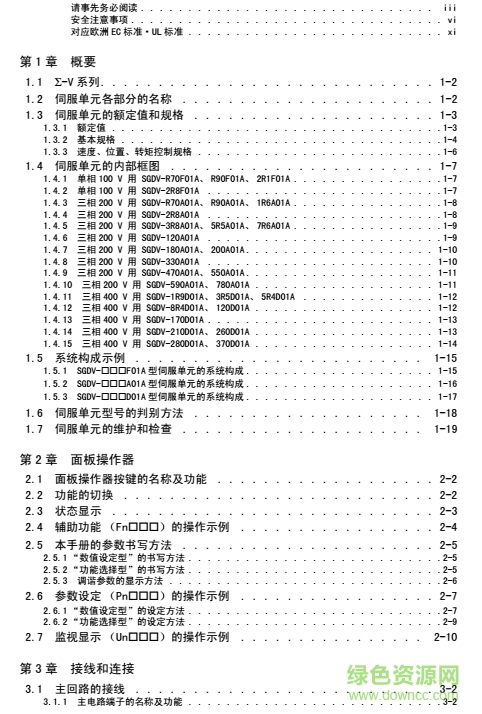 sgdv 2r8a01b使用手册目录