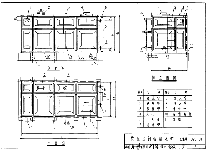 02s101水箱图集